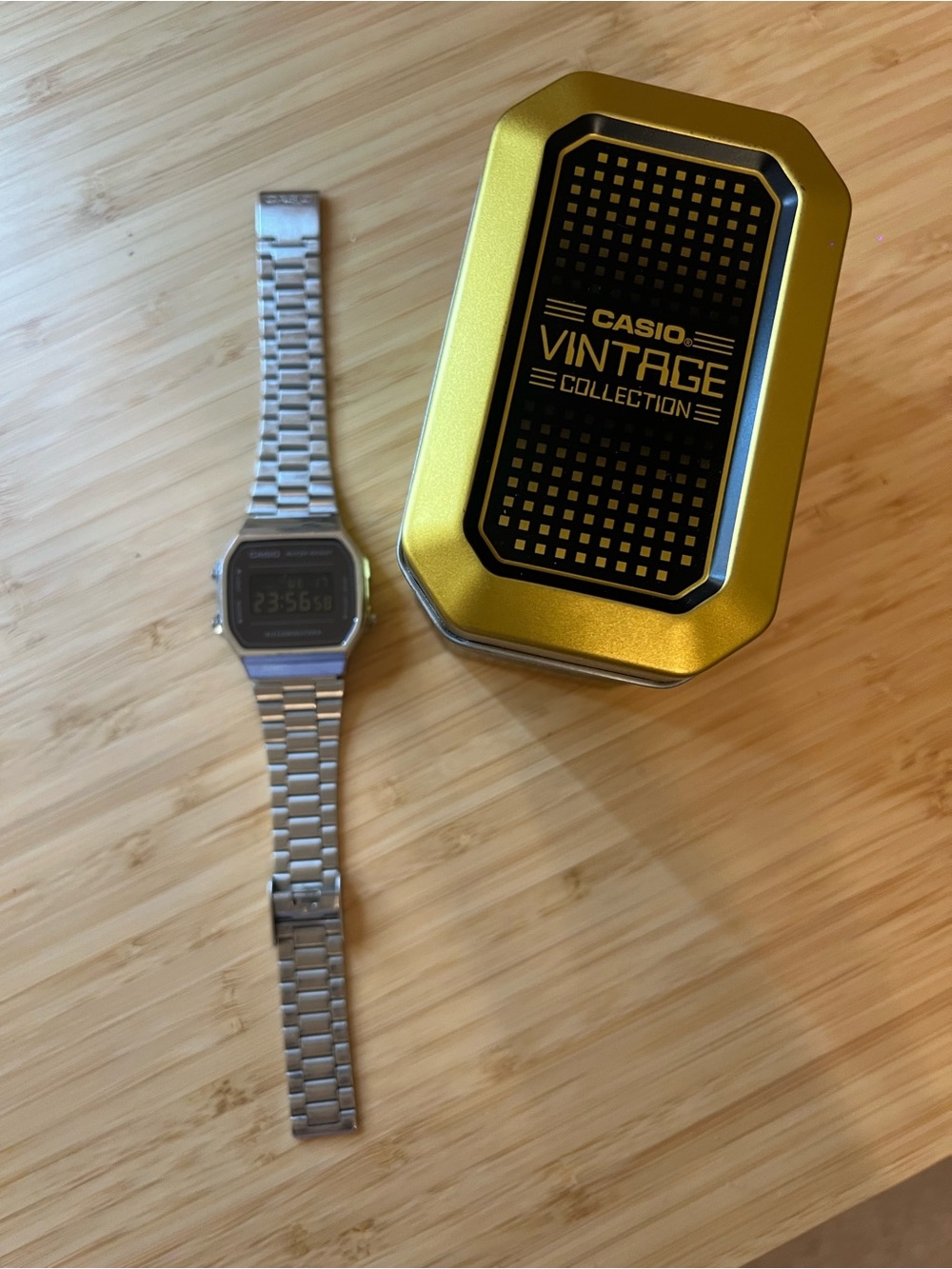Casio Stainless Steel Illuminator Digital Watch - Silver